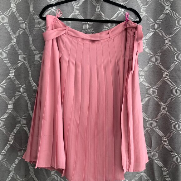 Modcloth Purely Pretty Pleated Skirt in Pink - Picture 4 of 5